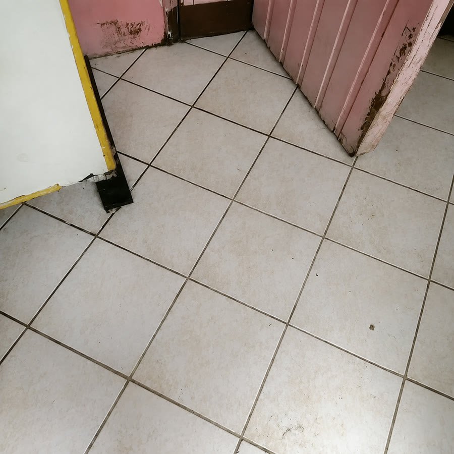 After photo for Bathroom Floor Deep Clean